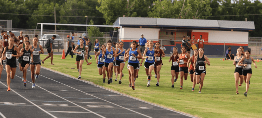 Canutillo GIrls Varsity Starting Line 1