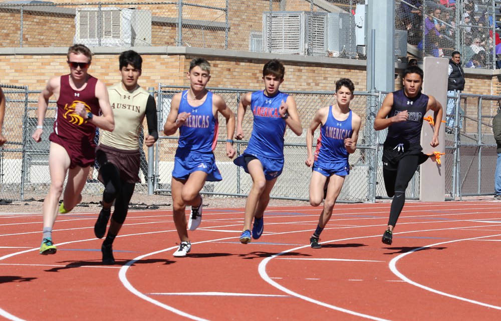 Boys Track and Field Top 10 Times and Distances, Week 1 El Paso Running